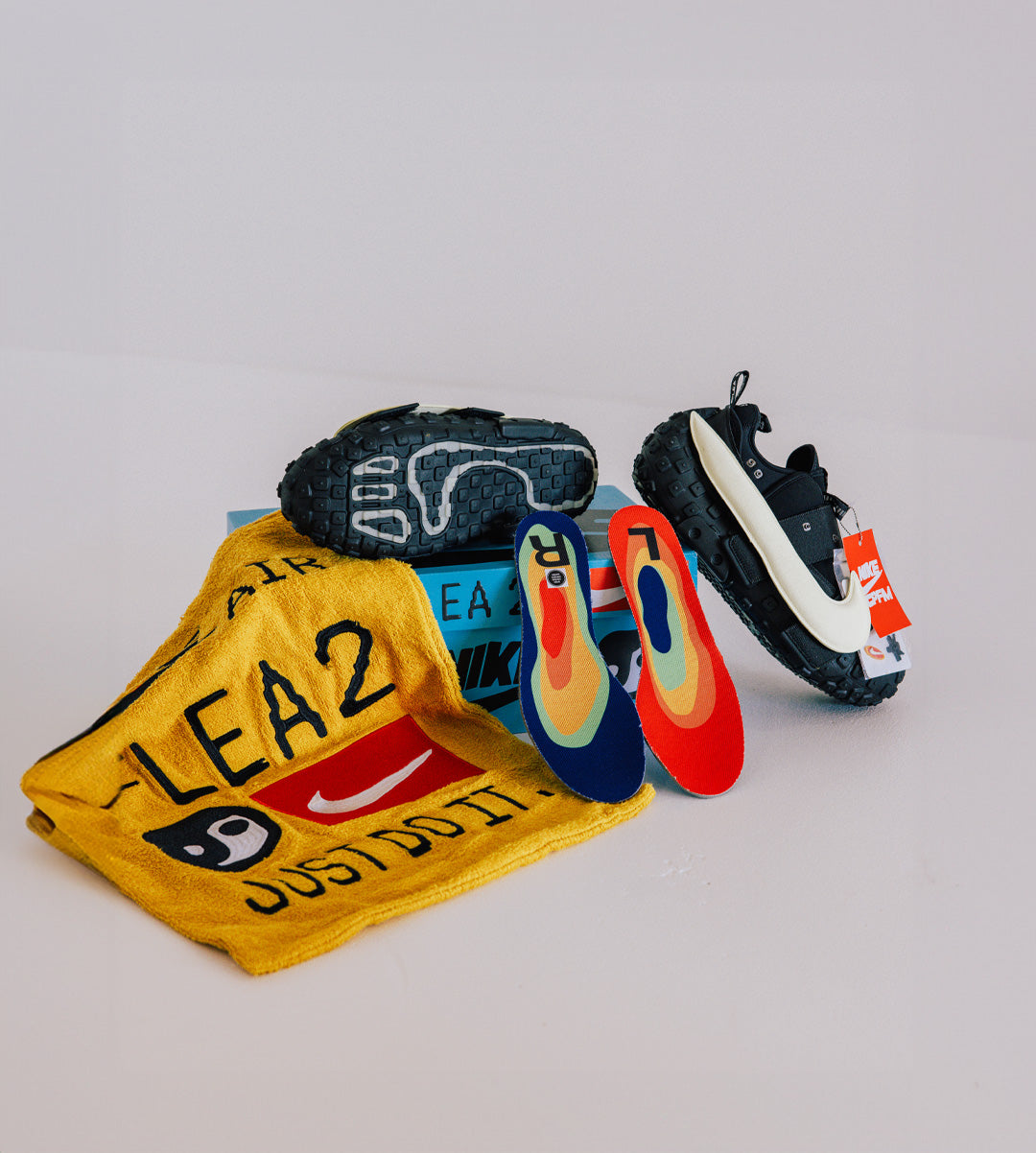 Nike CPFM Air Flea 2: Unique Black Alabaster Sneaker