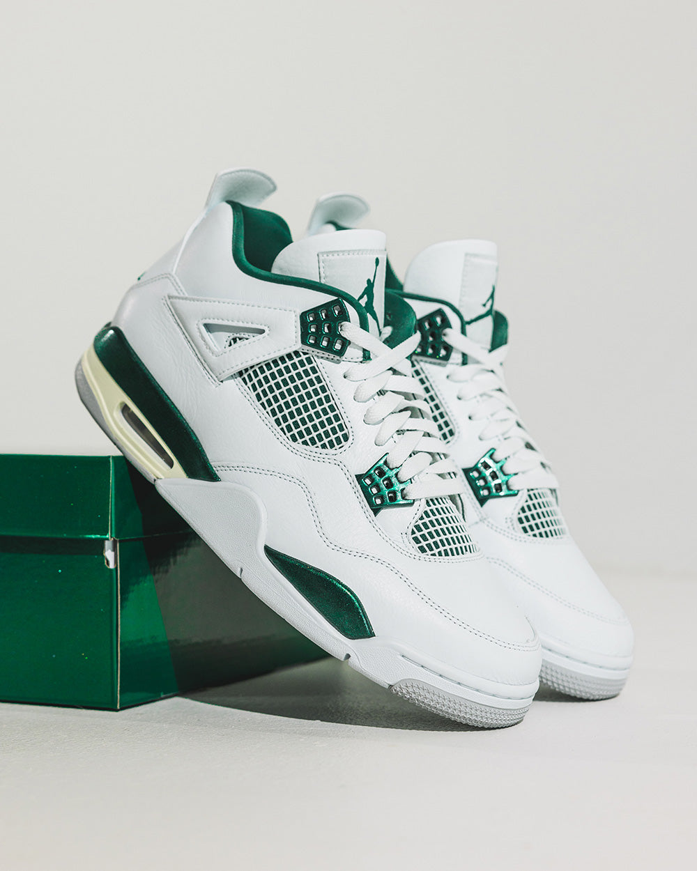 Early Look: Air Jordan 4 "Oxidized Green" Release This Summer