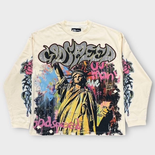 Godspeed Vandal Long Sleeve Bone - Common Hype
