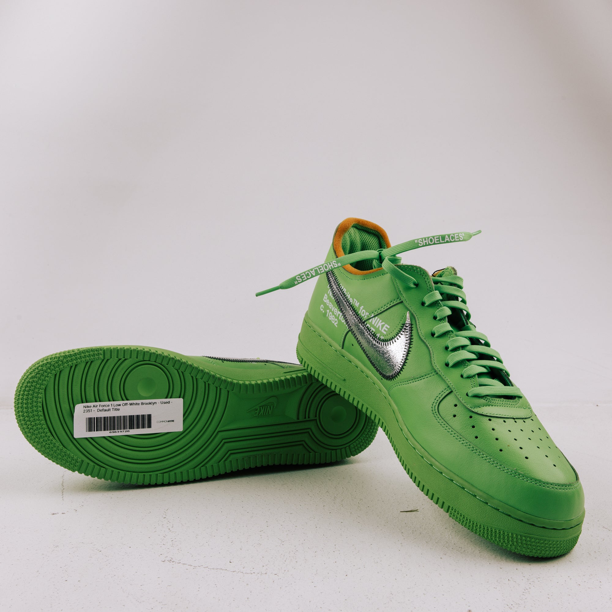 SOLD Nike Air Force 1 Low Off-White Brooklyn - Used - 2351 - Common Hype