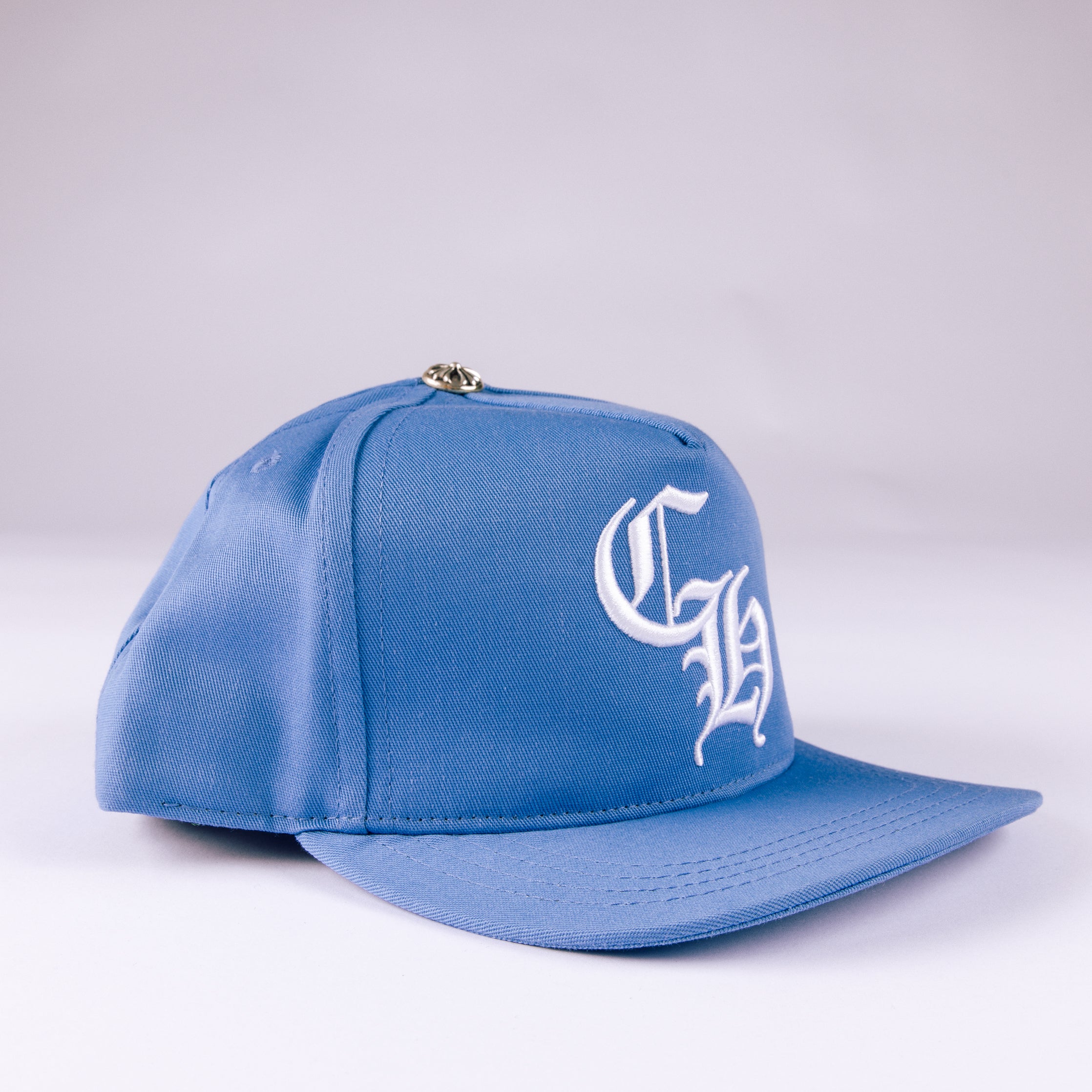 Chrome Hearts 5 Panel Hat UNC Blue – Common Hype