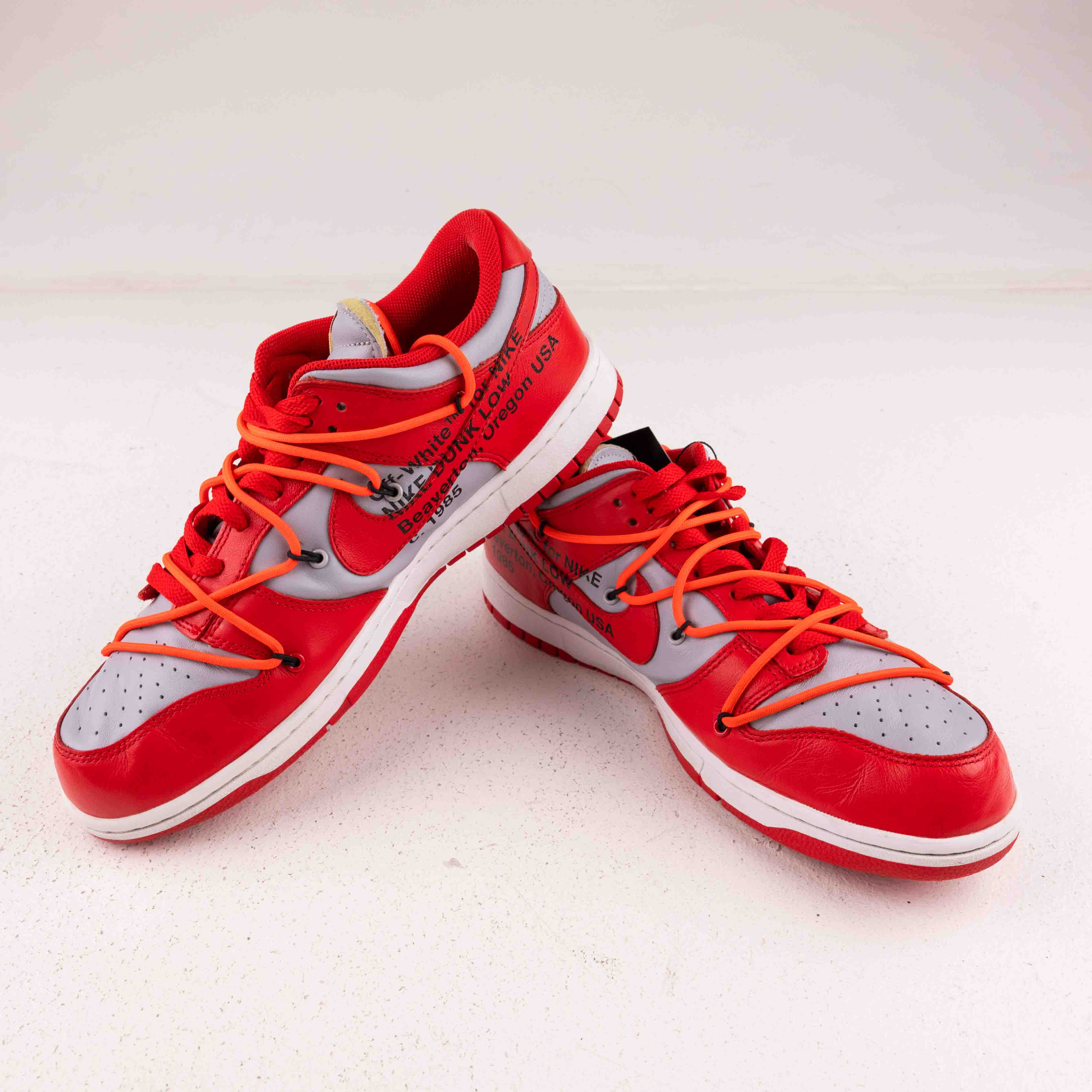 Nike Dunk Low Off-White University Red - Used - 3432 - Common Hype