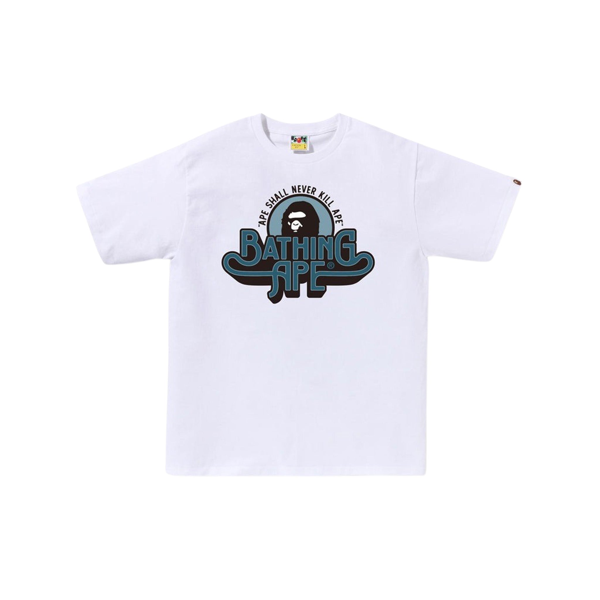 Bape Genuine Garment Logo Tee White - Common Hype