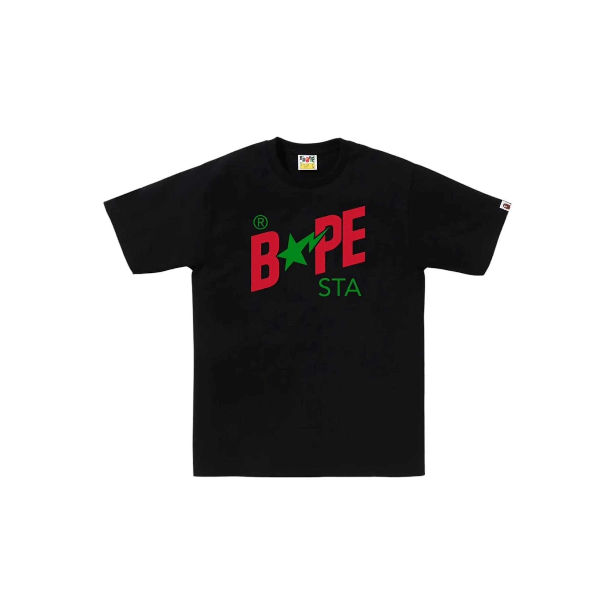 Bape STA Colors Tee Black - Common Hype