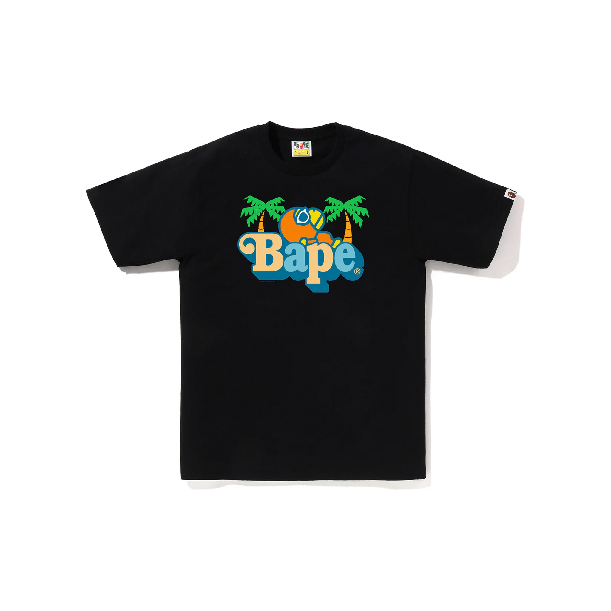 Bape Colors Milo On Bape Summer Tee Black - Common Hype