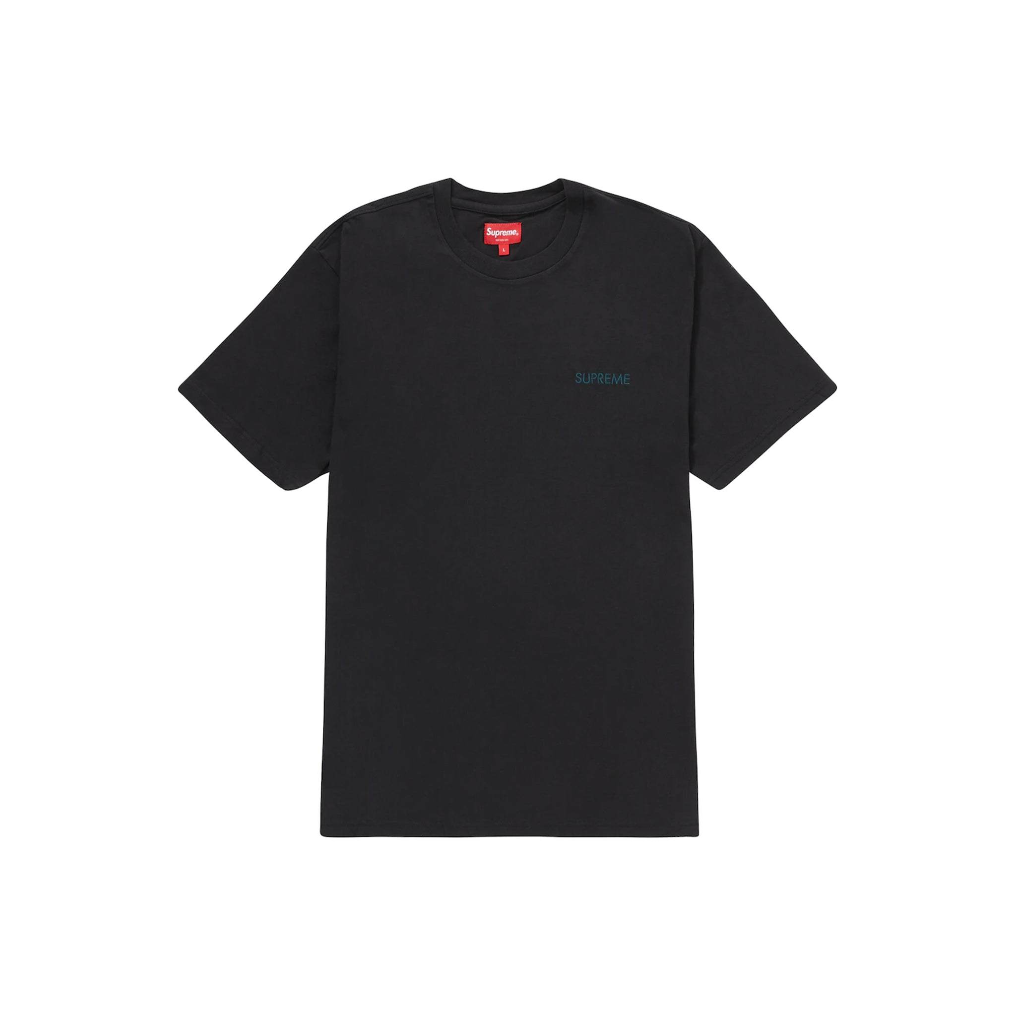 Supreme Washed Capital S/S Top Black – Common Hype