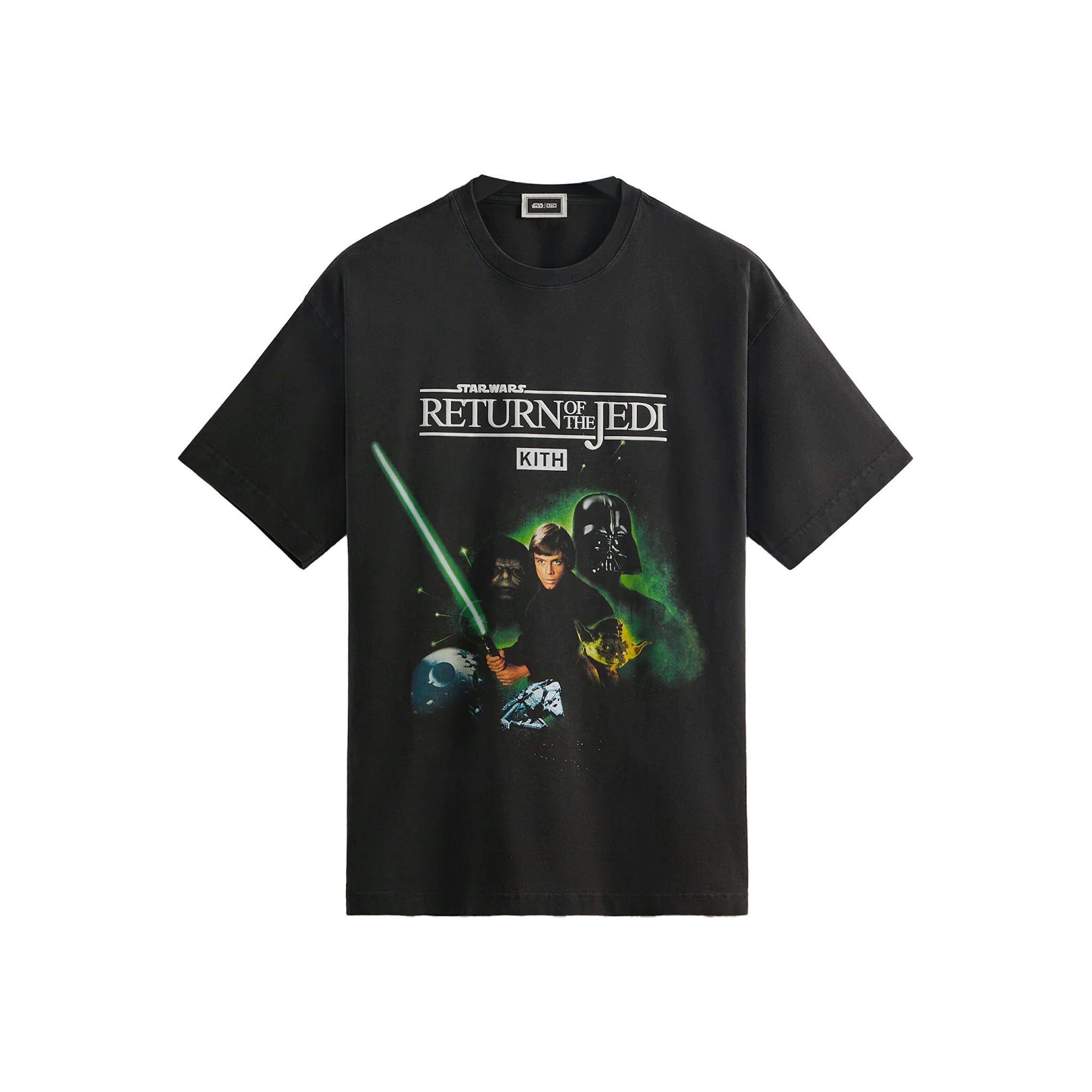 Kids Kith x STAR WARS Luke Poster Vintage Tee Black