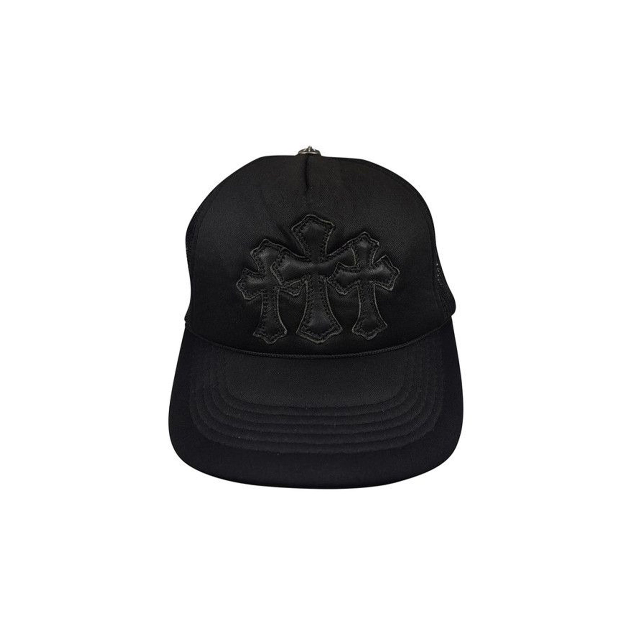 Chrome Hearts Triple Cross Cemetery Trucker Hat 'Black' – Common Hype