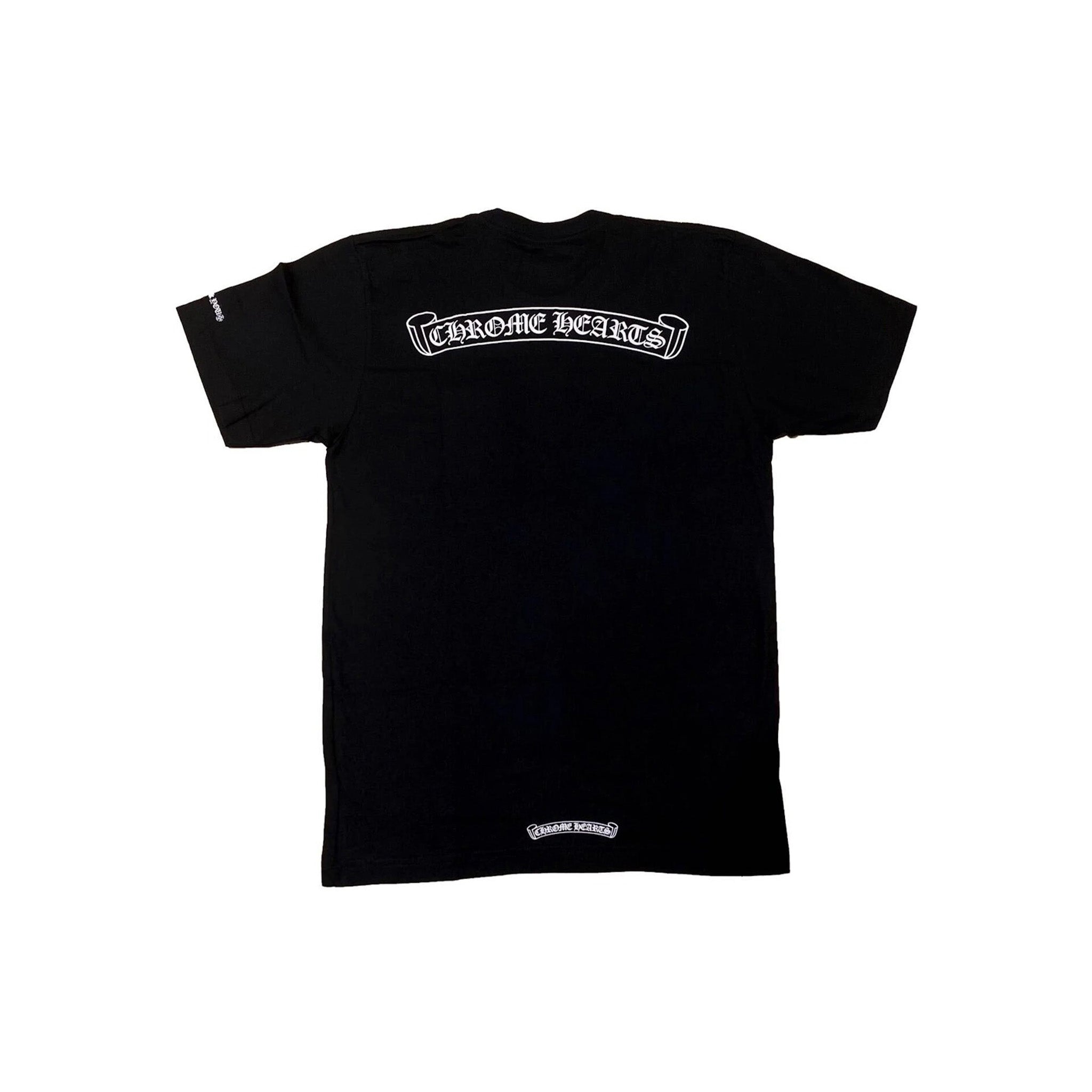 Chrome Hearts Scroll Logo T-shirt Black – Common Hype