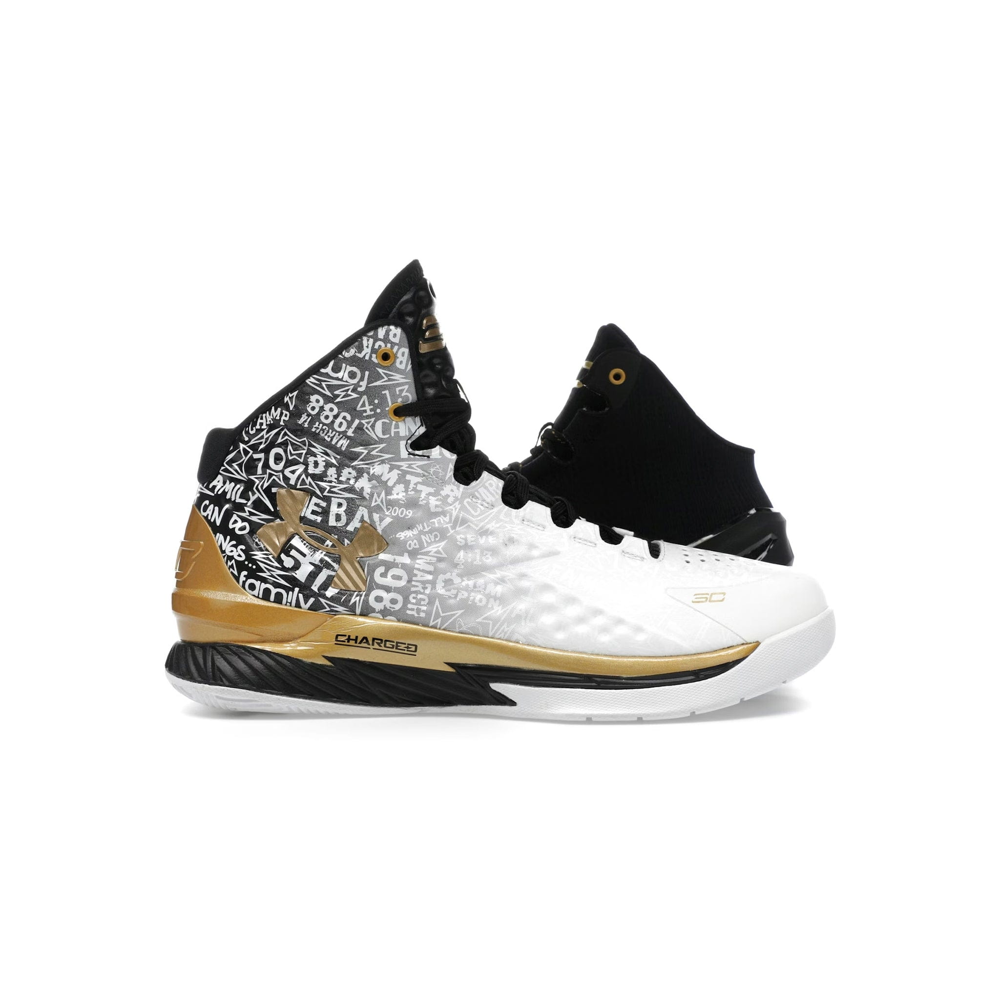 Under Armour Curry 1 & 2 Back 2 Back MVP Unanimous Pack