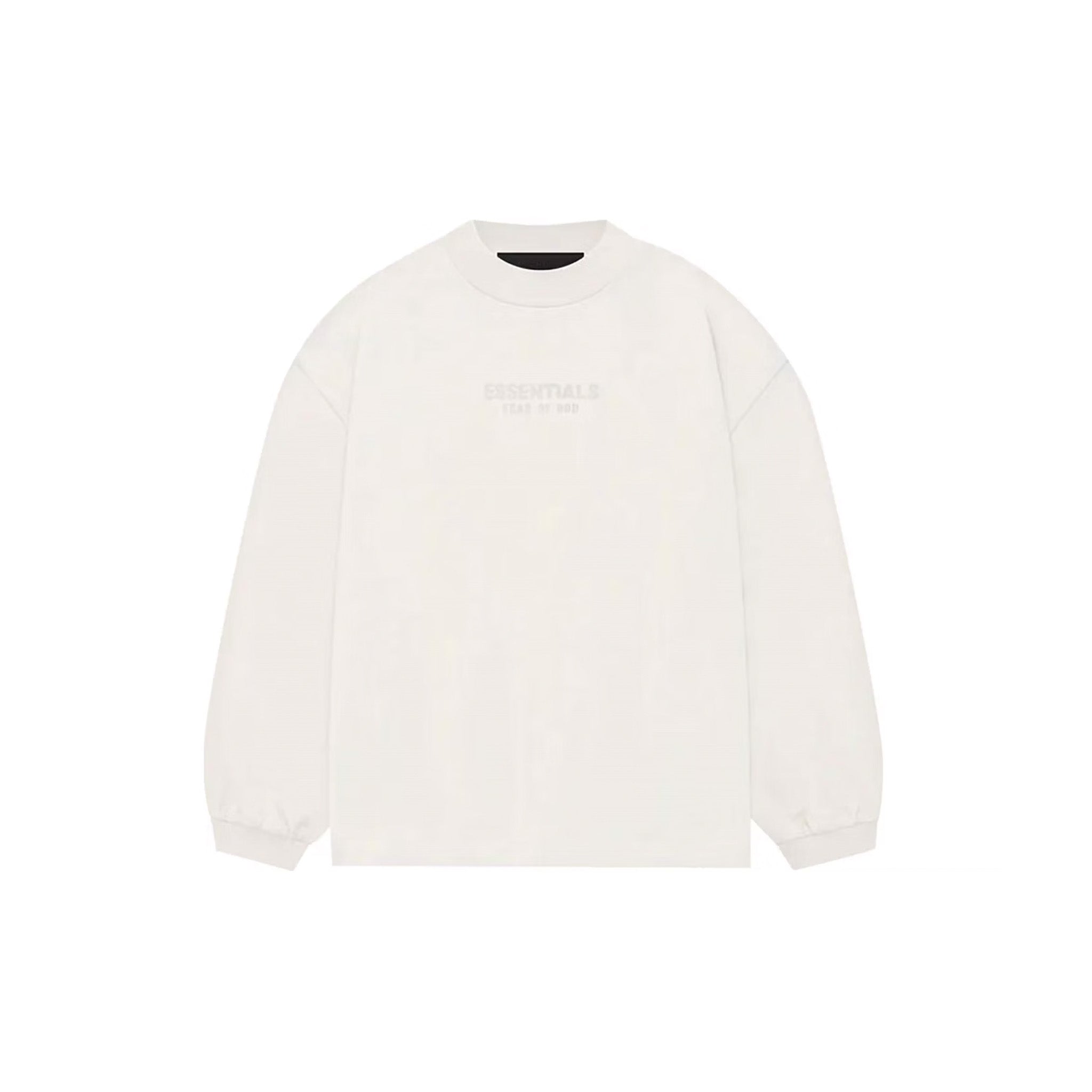 Fear of God Essentials Long Sleeve Tee Cloud Dancer - Common Hype