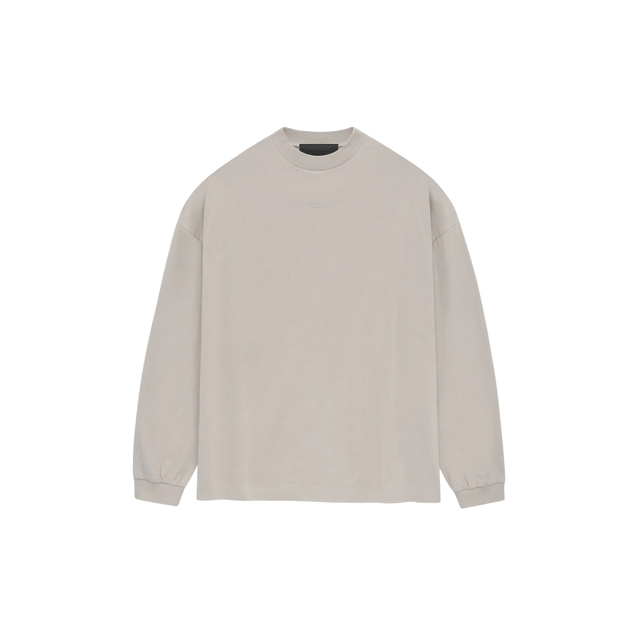 Fear of God Essentials LS Tee Silver Cloud – Common Hype