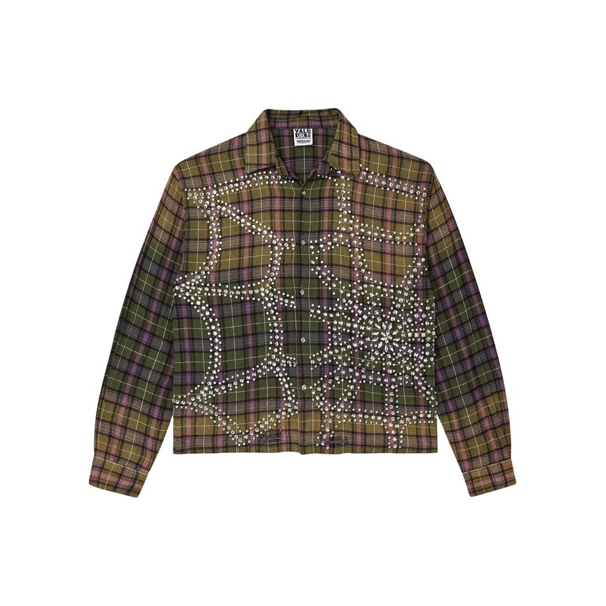 Vale Forever Green Fever Flannel Dark Green/Purple – Common Hype