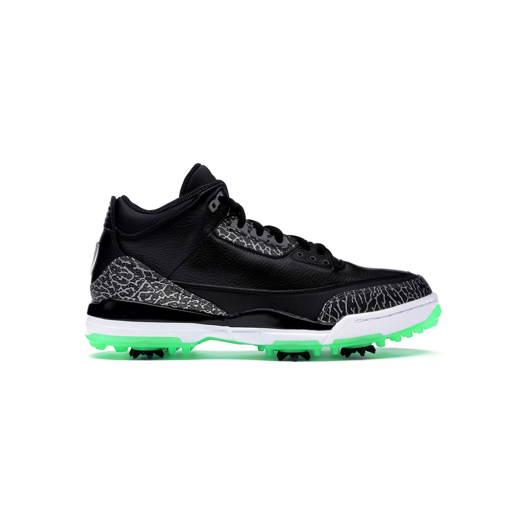 Jordan 3 Retro Golf Black Green Glo | Common Hype