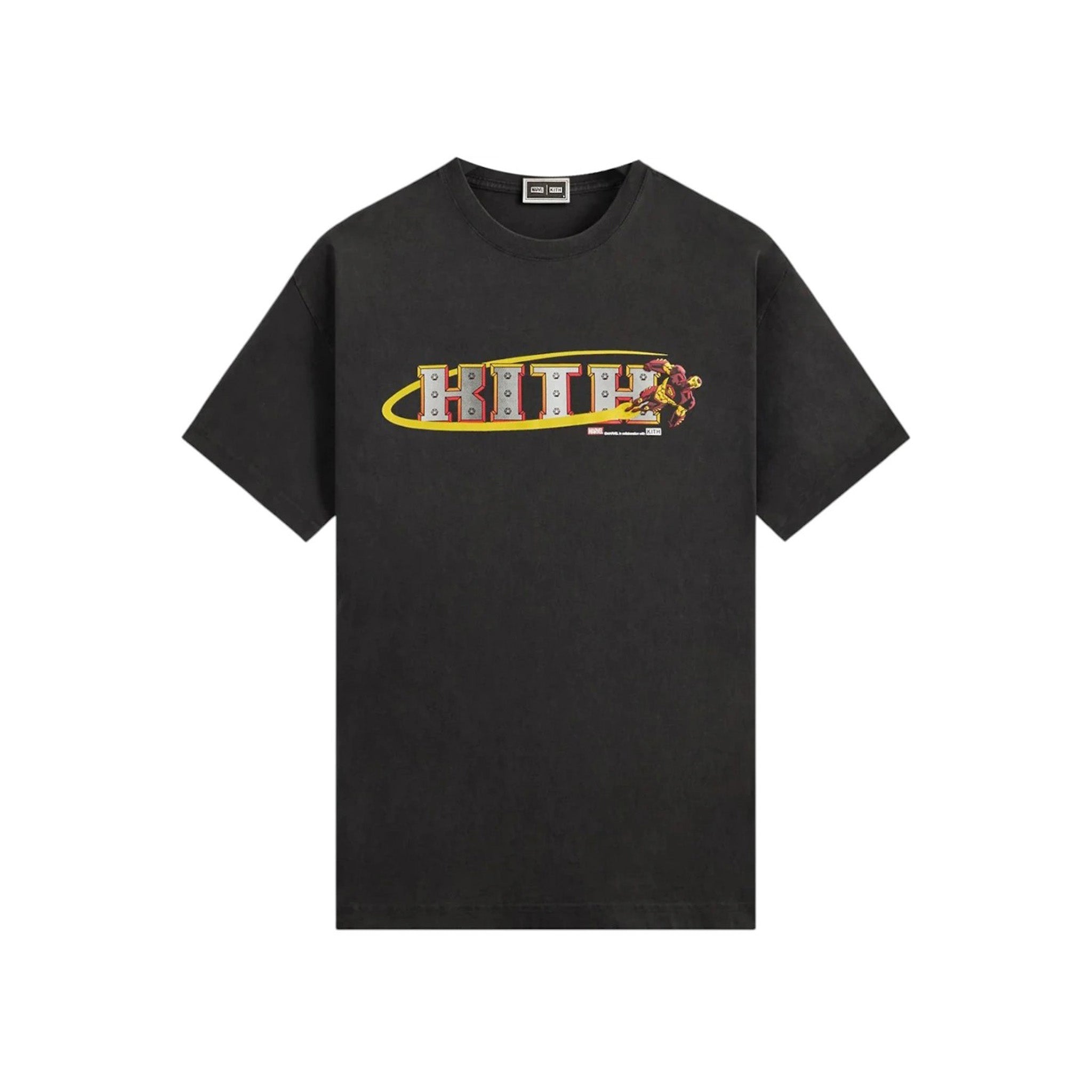 Kith x Marvel Iron Man Vintage Tee Black | Common Hype