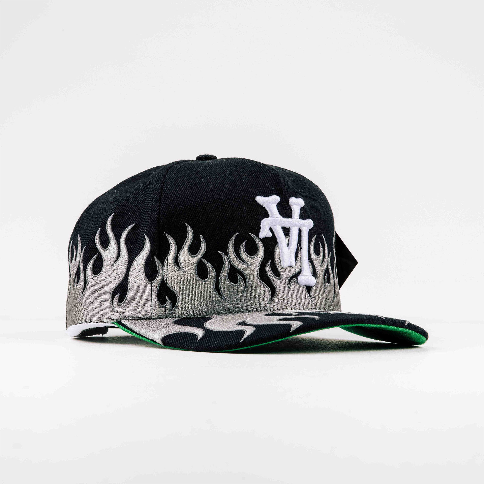 Kill The Hype LA Half Tone Flame Black Hat