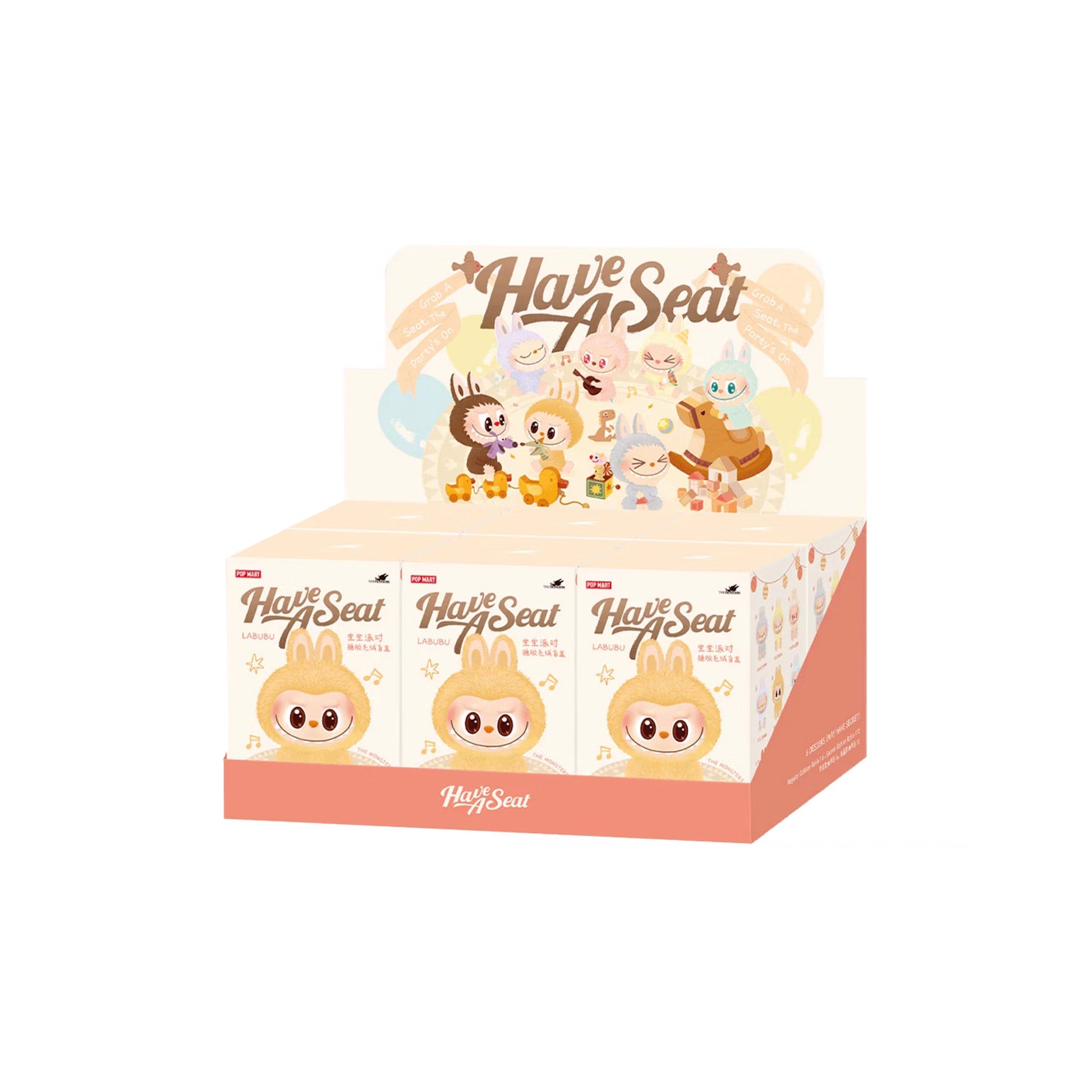 Pop Mart Labubu The Monsters Have a Seat Vinyl Plush Sealed Case (1 Blind Boxes) - Common Hype