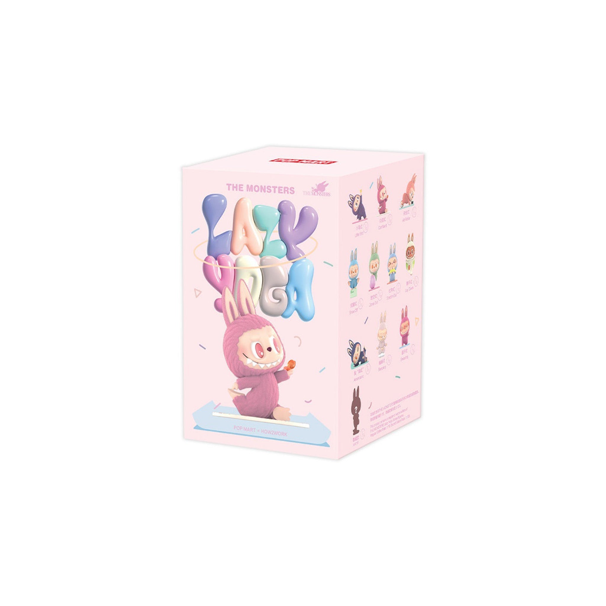 Pop Mart Labubu The Monsters Lazy Yoga Series Figures Sealed Case