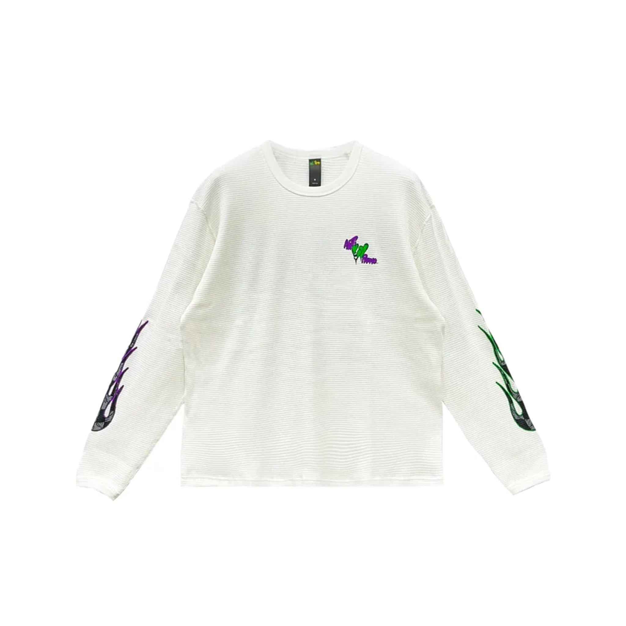 Matty Boy Anti Promo Flames Thermal White – Common Hype