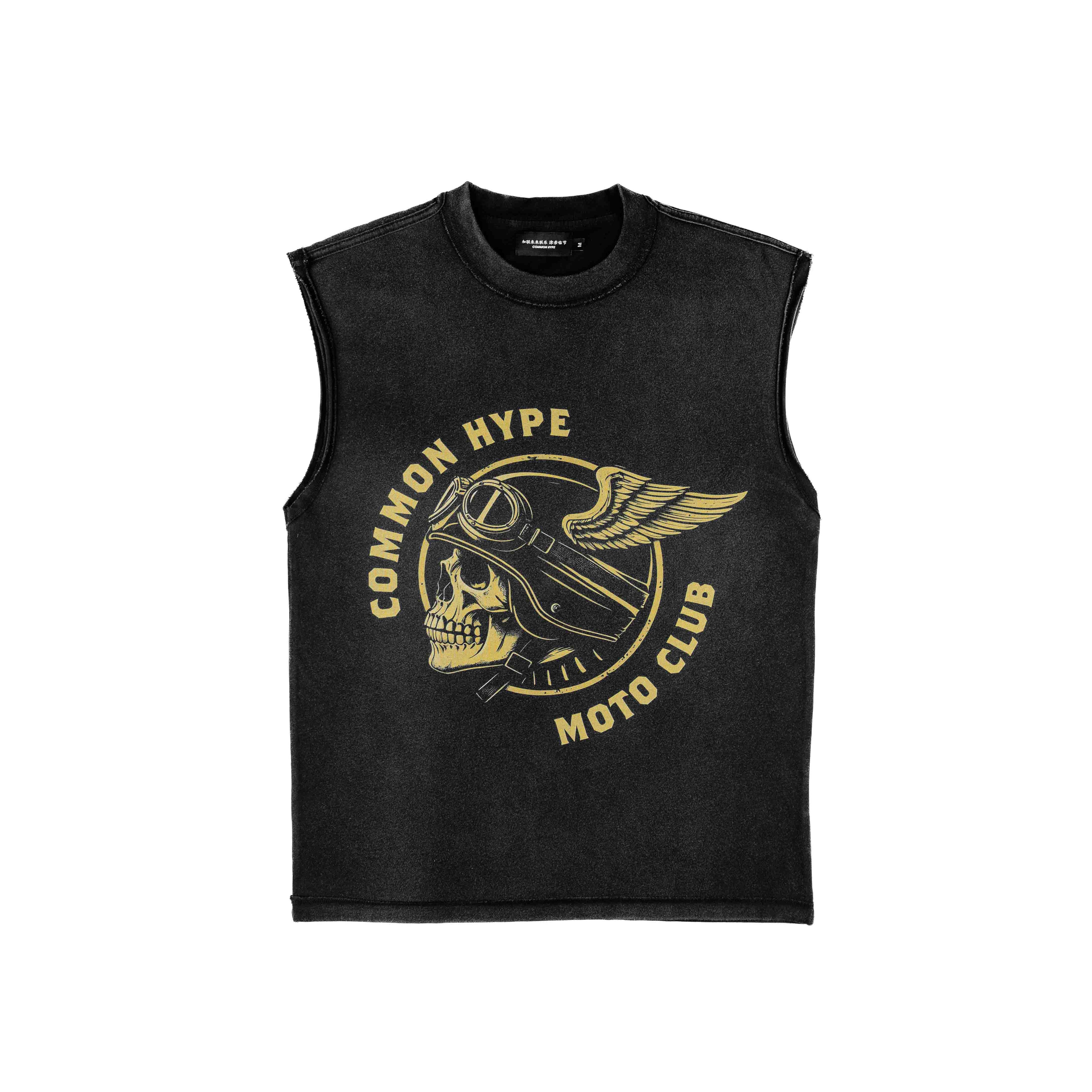 Common Hype Motor Club Cutoff Black - Common Hype