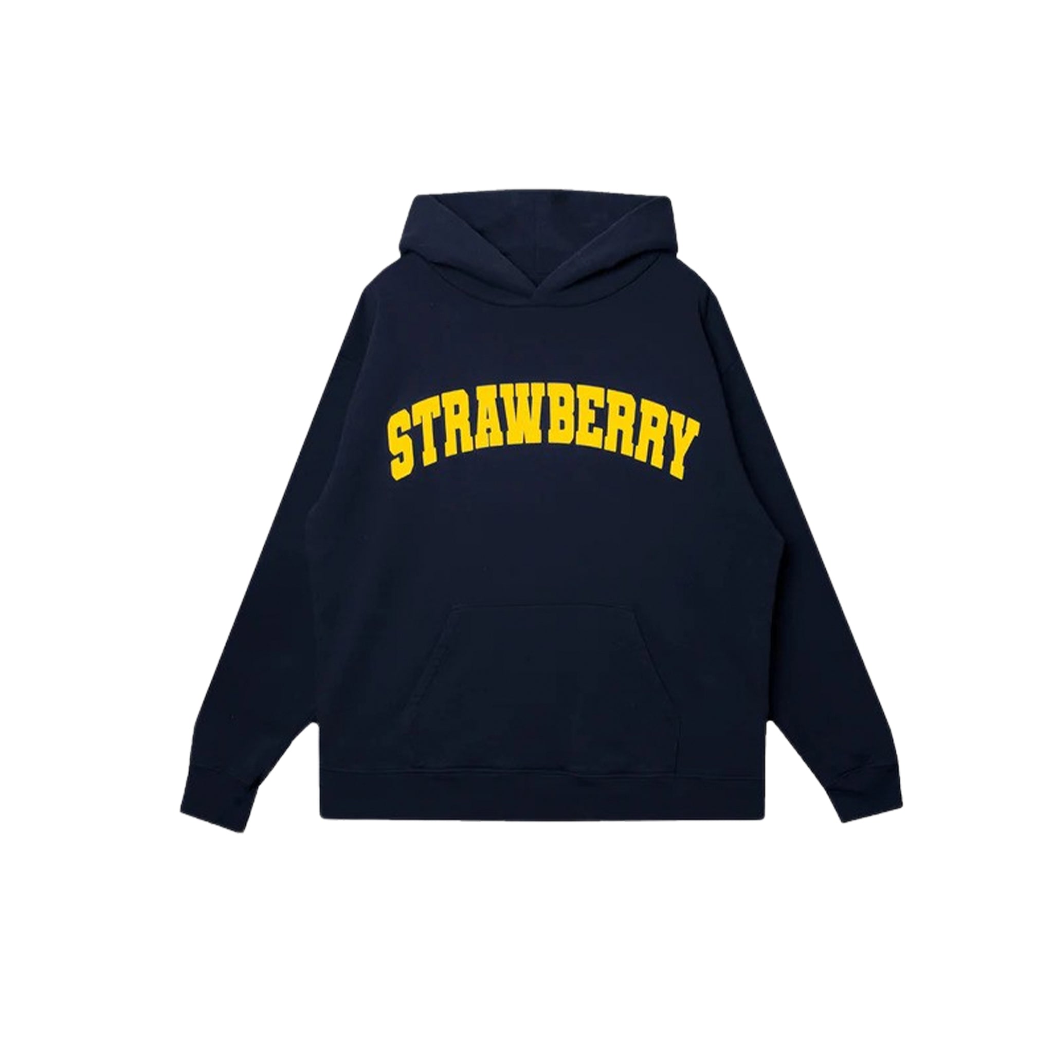 Strawberry Arched Hoodie Navy