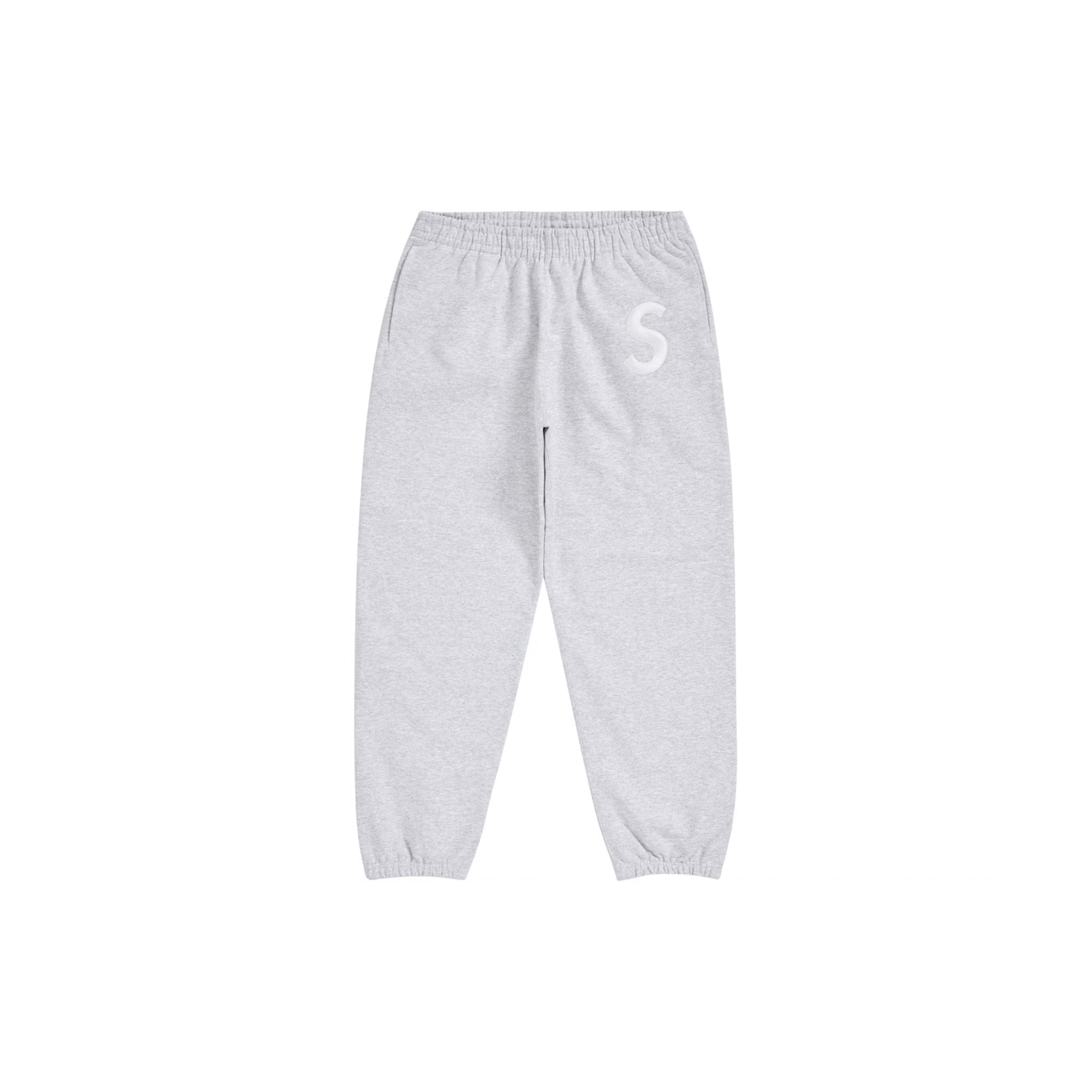 Supreme $ Logo Sweatpants Grey - Common Hype
