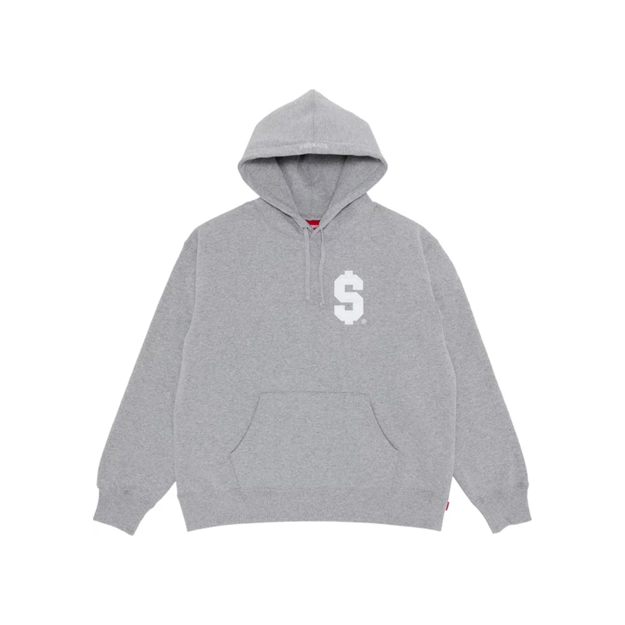 Supreme $ Logo Hooded Sweatshirt Grey