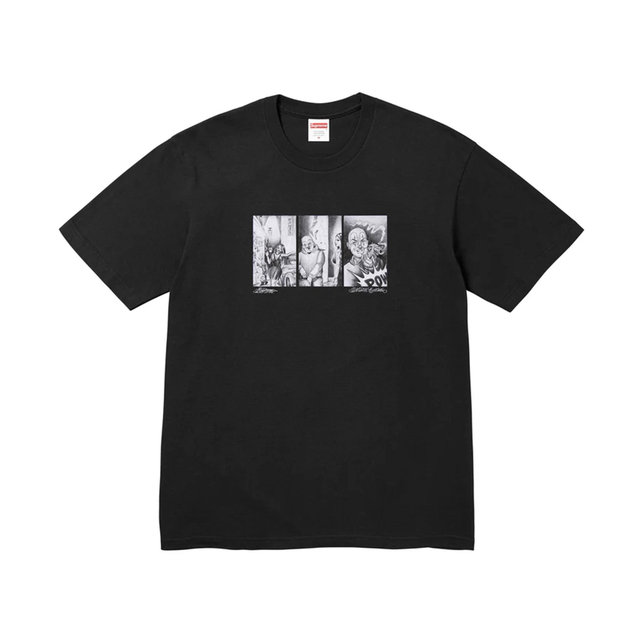 Supreme Mister Cartoon Pow Tee Black – Common Hype
