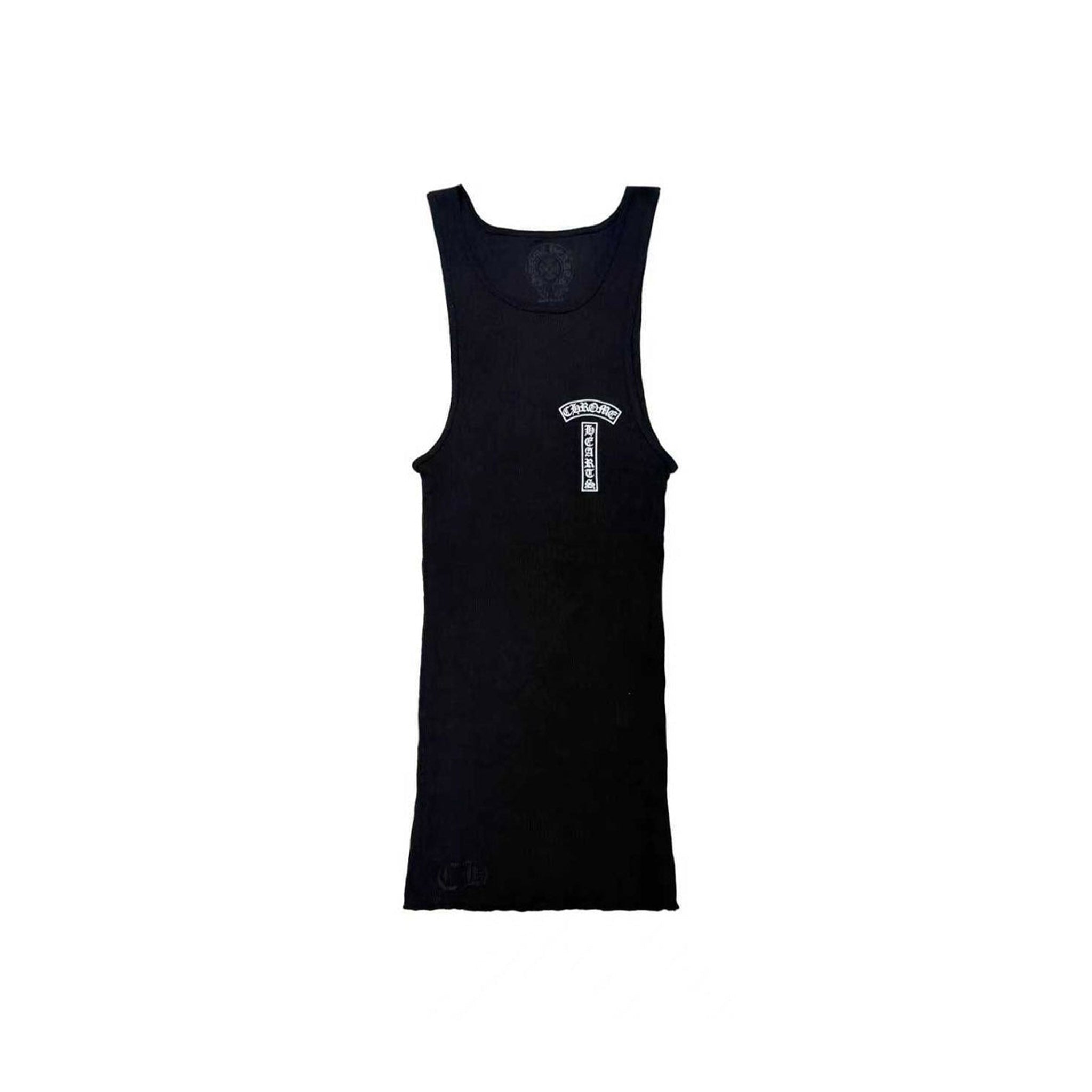 Chrome Hearts 'T Bar' Cross Black Tank Top - Common Hype