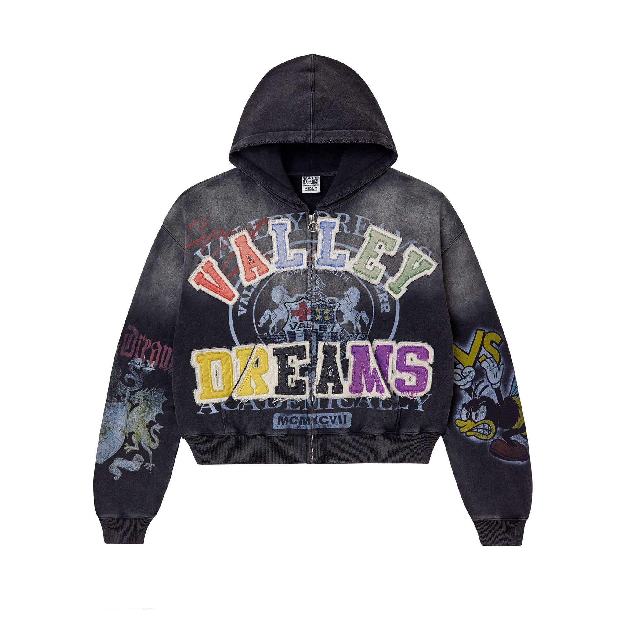 Vale Forever Blasted Zip Up Black – Common Hype