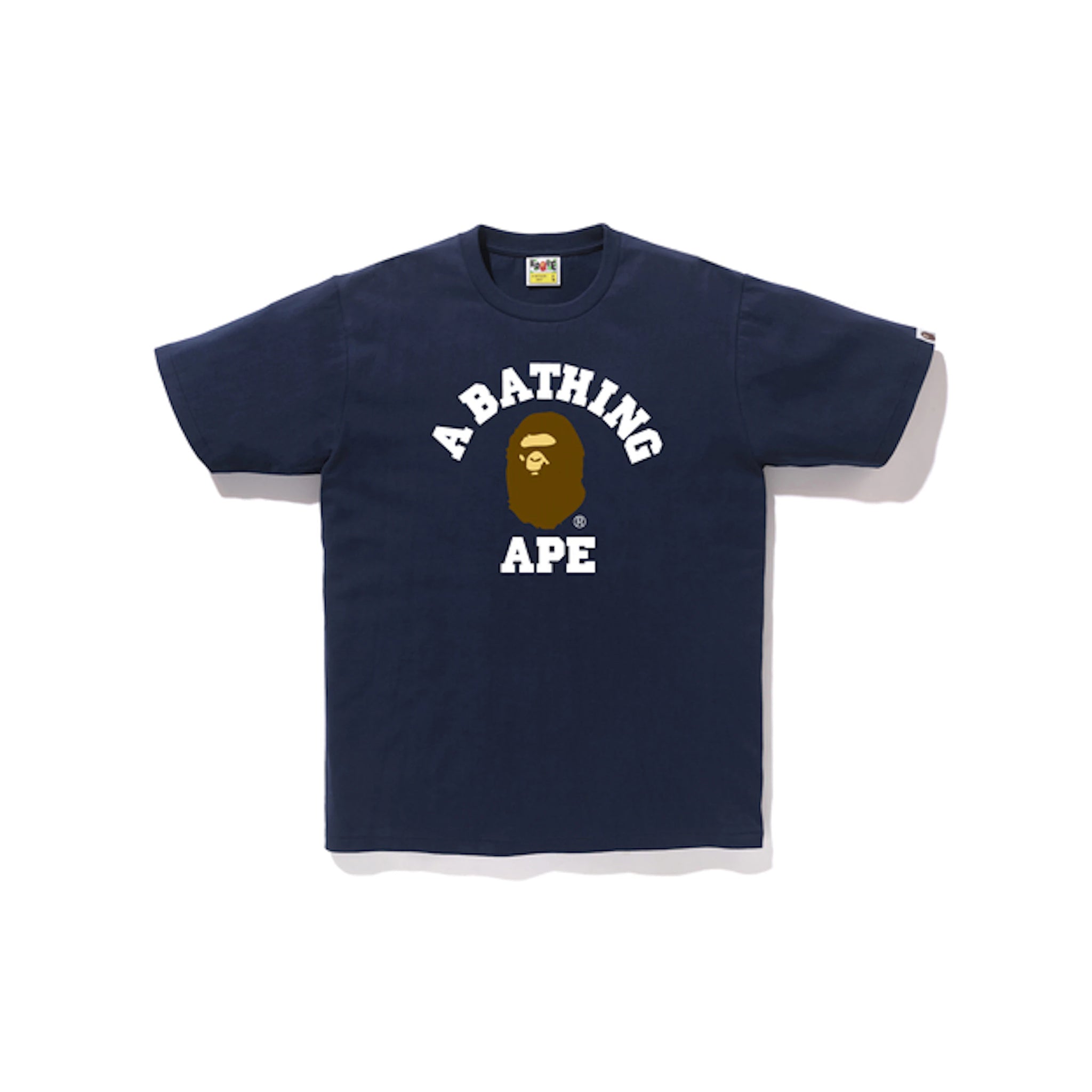 By Bathing Ape College Tee Navy – Common Hype