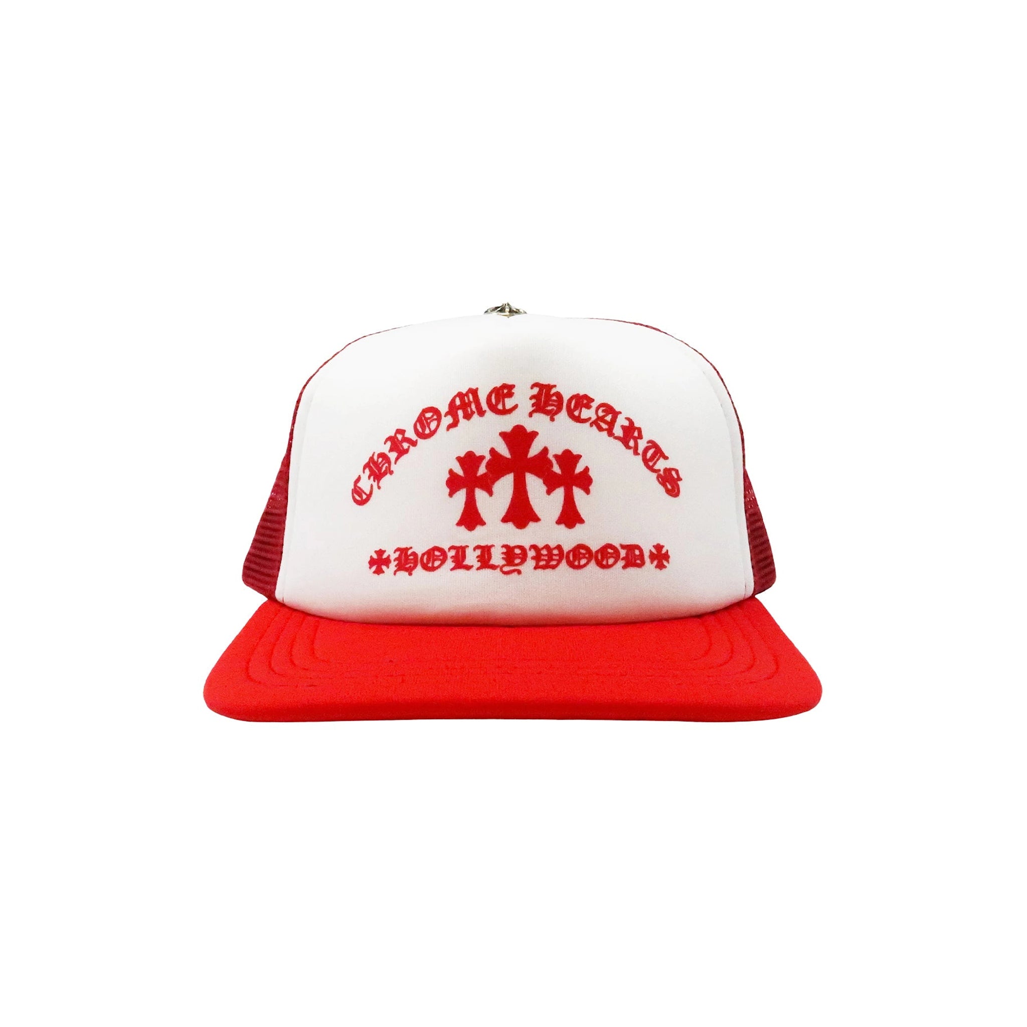 Chrome Hearts King Taco Trucker Hat Red/White