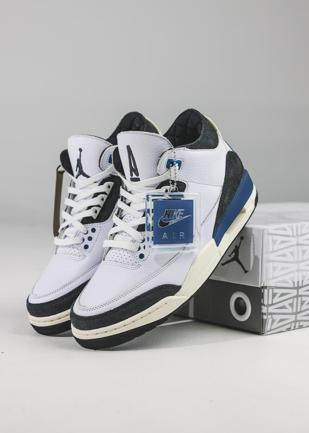 A Ma Maniere x Air Jordan 3: The Luxe 'Diffused Blue' Drop