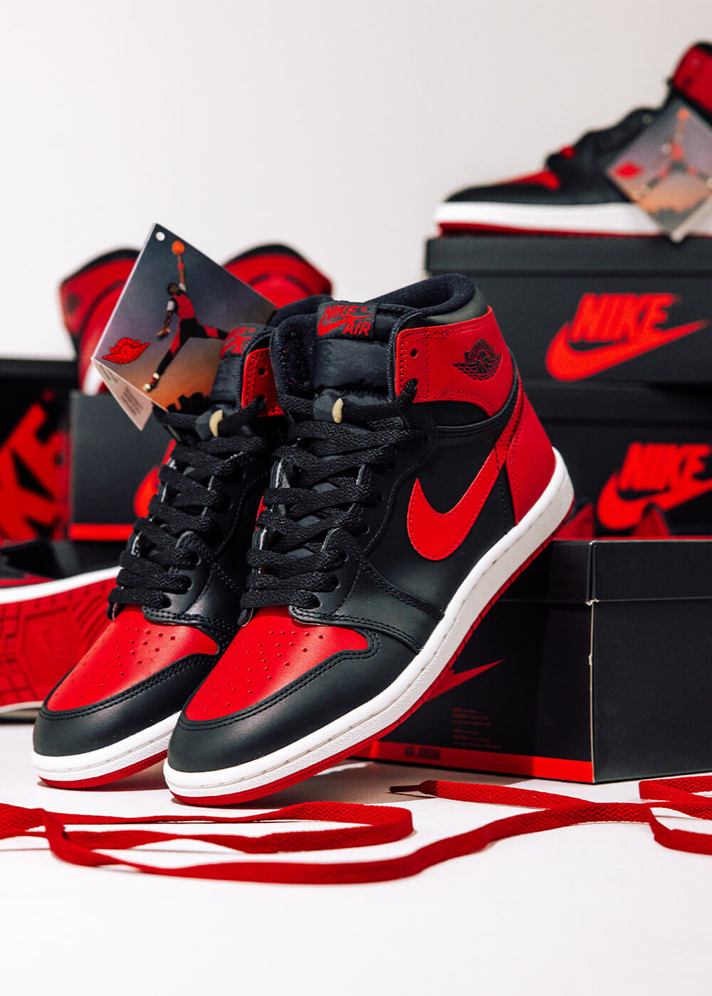 First Look: Air Jordan 1 High ’85 “Bred” Limited To 10,000 Pairs