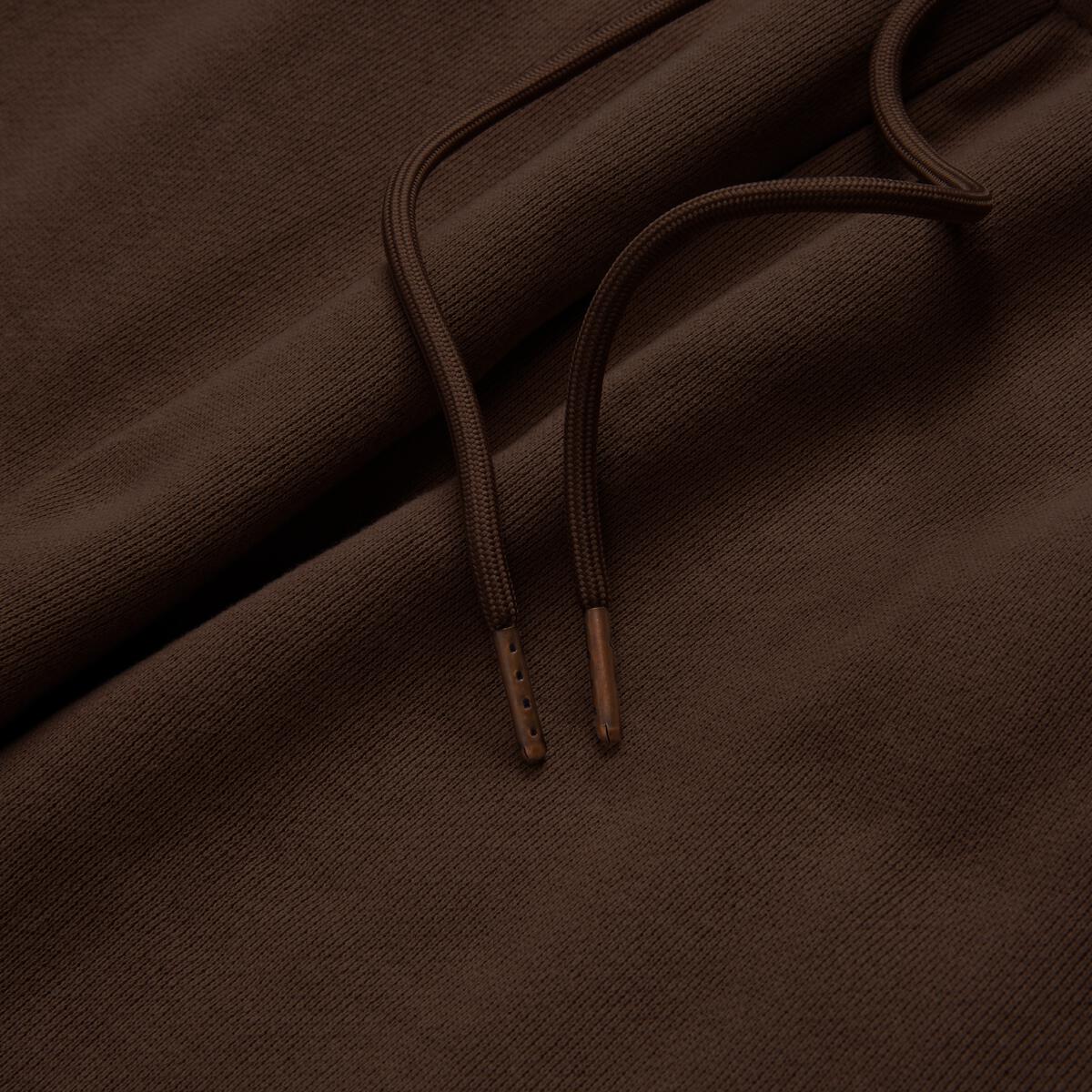 Honor The Gift Script Embroidered Sweats Brown - Common Hype