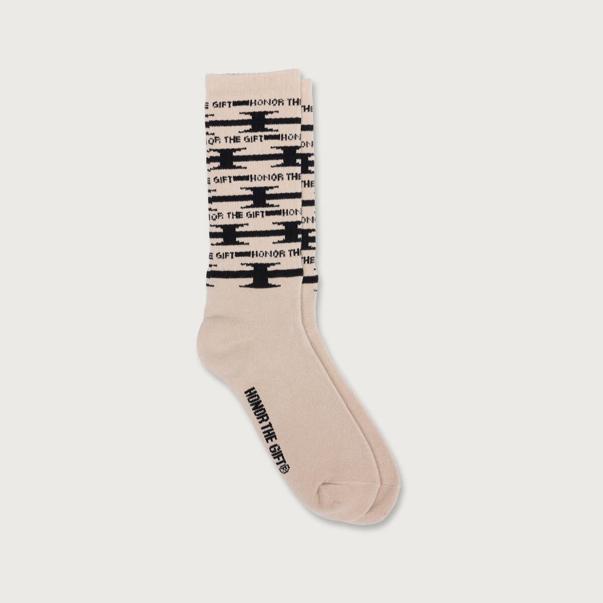 Honor The Gift H Wire Ribbed Sock Cream