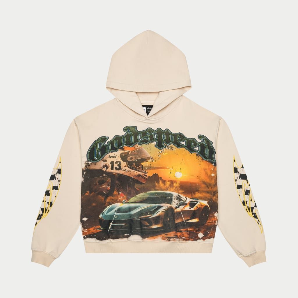 Godspeed Sunset Drift Hoodie Bone - Common Hype