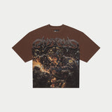 Godspeed Steel Sharpens Steel T-Shirt Brown Wash