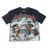 Godspeed Chasing Aloha T-shirt Black Wash