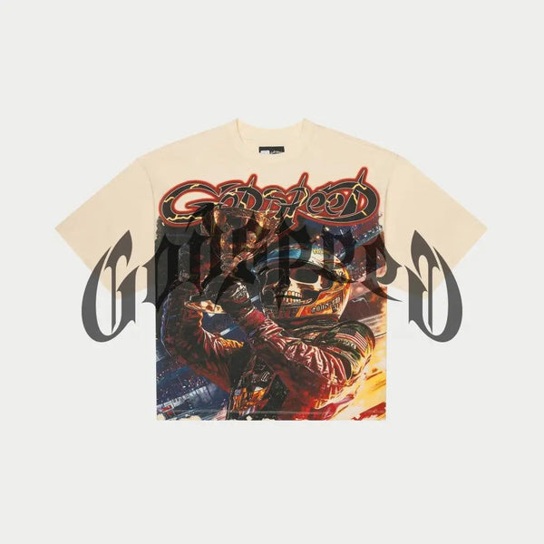 トップス 90supremestreethiphoplevistussychampion Godspeed Podium Dreams T-shirt Bone – Common Hype