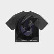 Godspeed Man in the Mirror T-Shirt Grey Wash - Common Hype