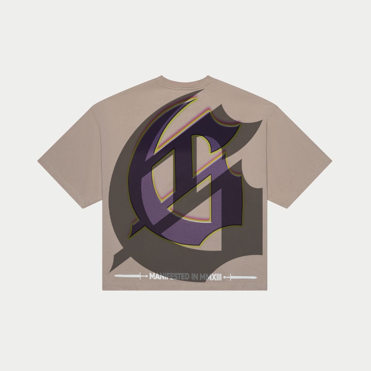Godspeed Man in the Mirror T-Shirt Stone Grey - Common Hype