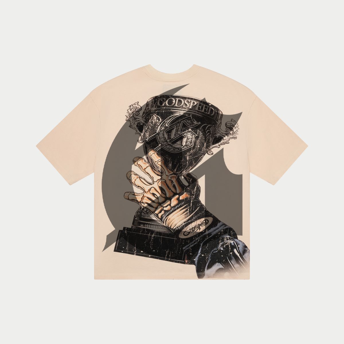 Godspeed Glory Cup T-shirt Bone - Common Hype