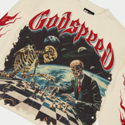 Godspeed Checkmate Long Sleeve Bone - Common Hype