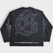 Godspeed B.M.X Long Sleeve Black Wash - Common Hype