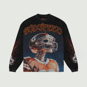 Godspeed Morale Long Sleeve T-shirt Black Wash - Common Hype