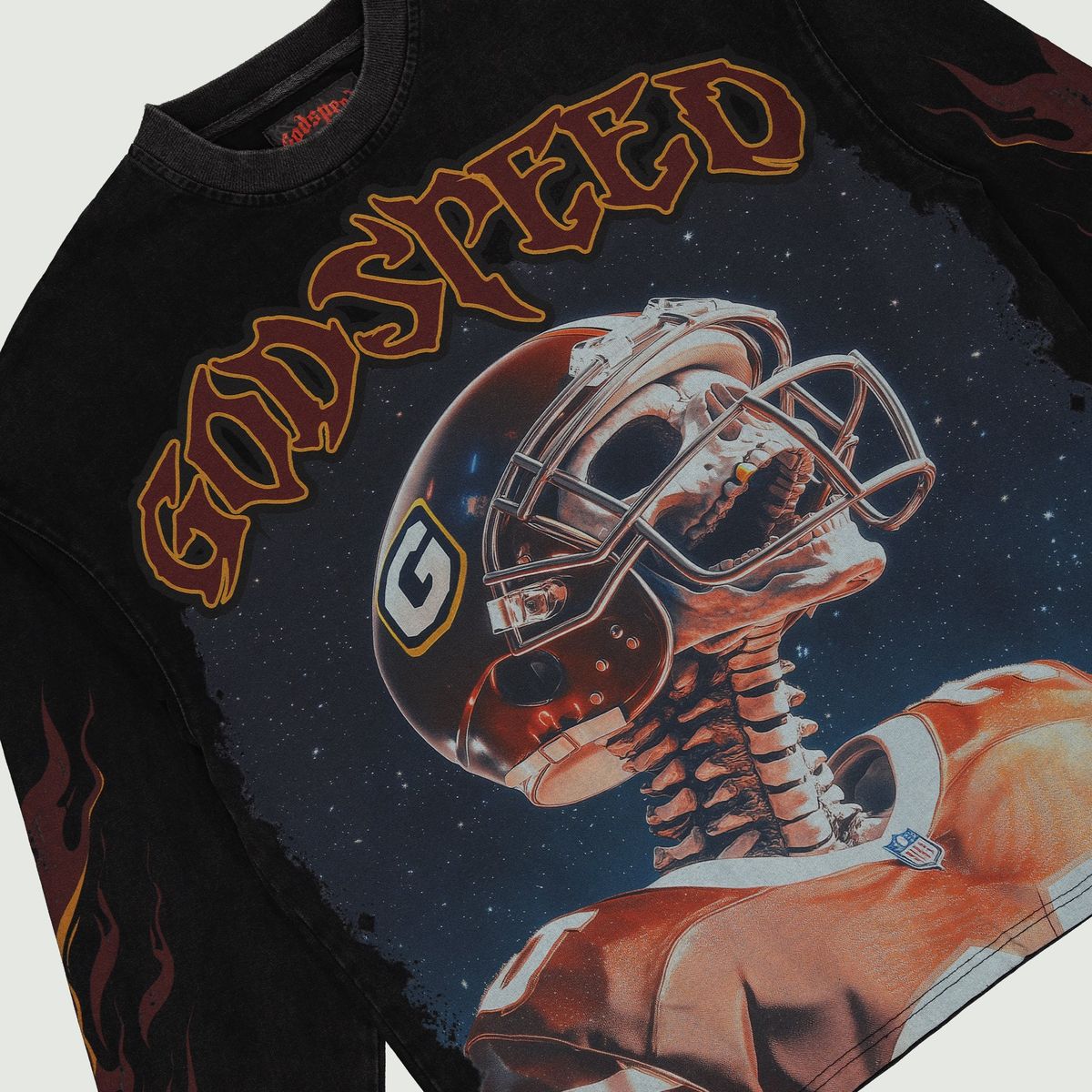 Godspeed Morale Long Sleeve T-shirt Black Wash - Common Hype