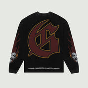 Godspeed Morale Long Sleeve T-shirt Black Wash - Common Hype