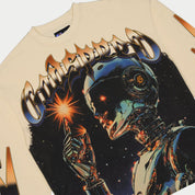 Godspeed Sputnik Long Sleeve T-Shirt Bone - Common Hype