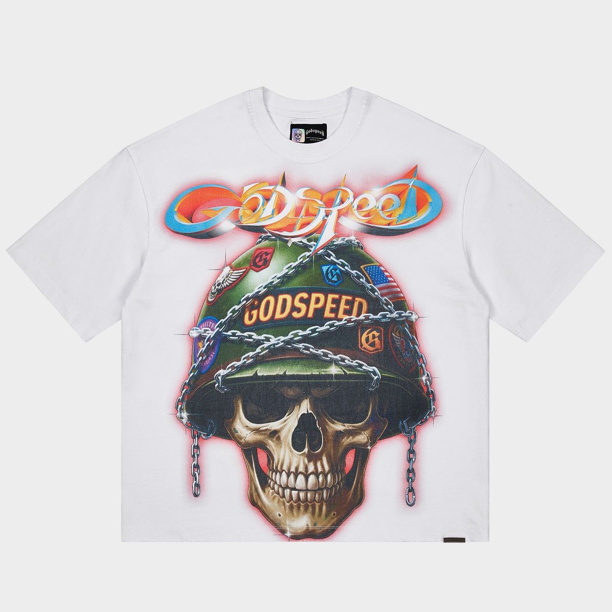 Godspeed Badges of Honor T-shirt Snow - Common Hype